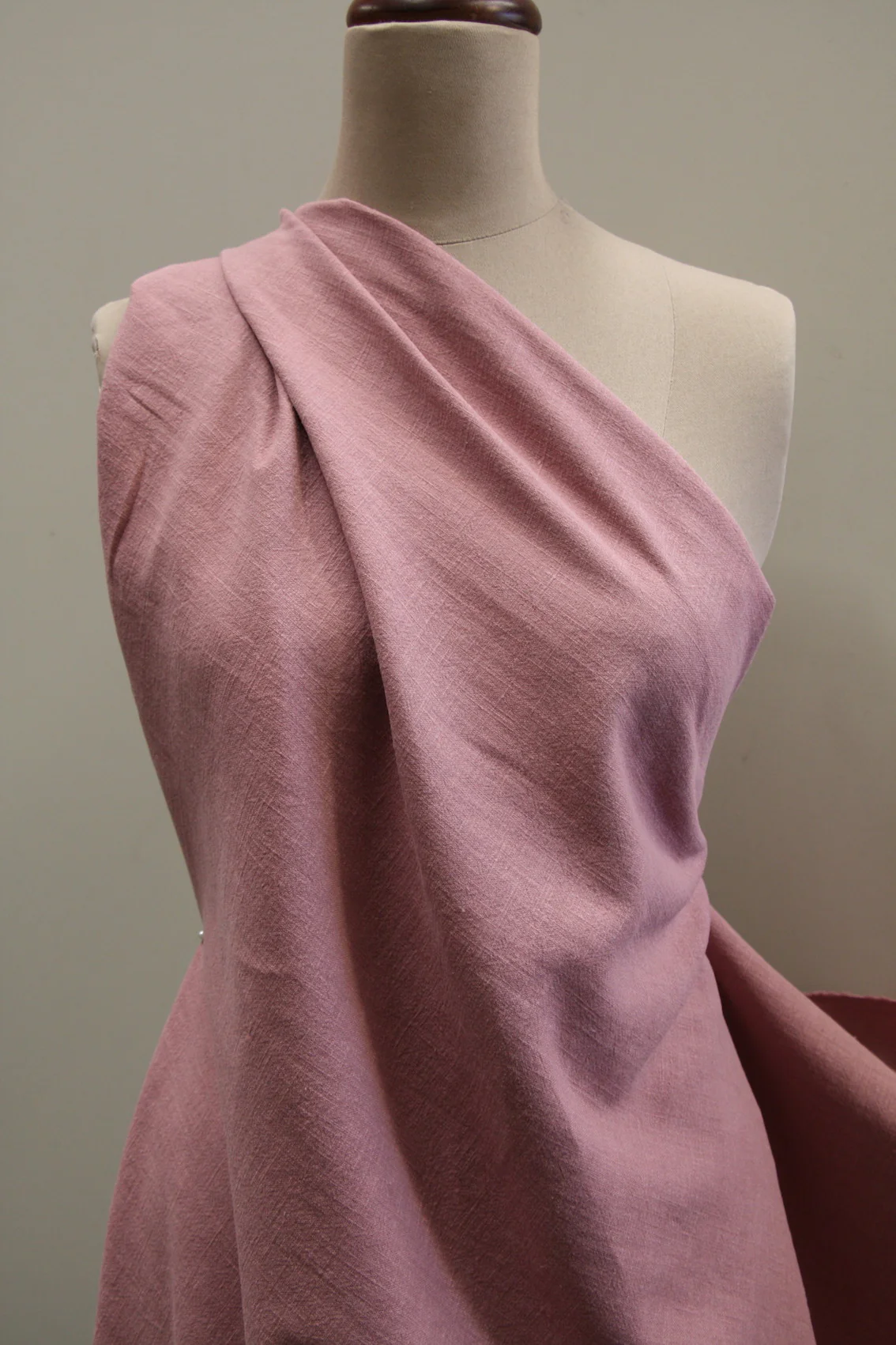 Old Rose Pebble Wash Linen - Image 2