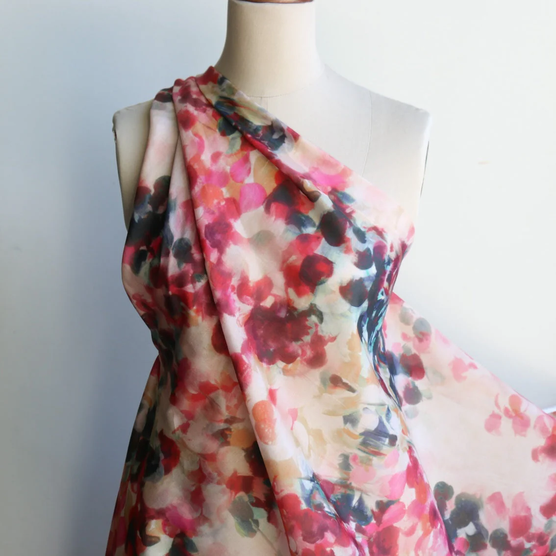 Rosemary Haze Silk/Cotton Voile - Image 5