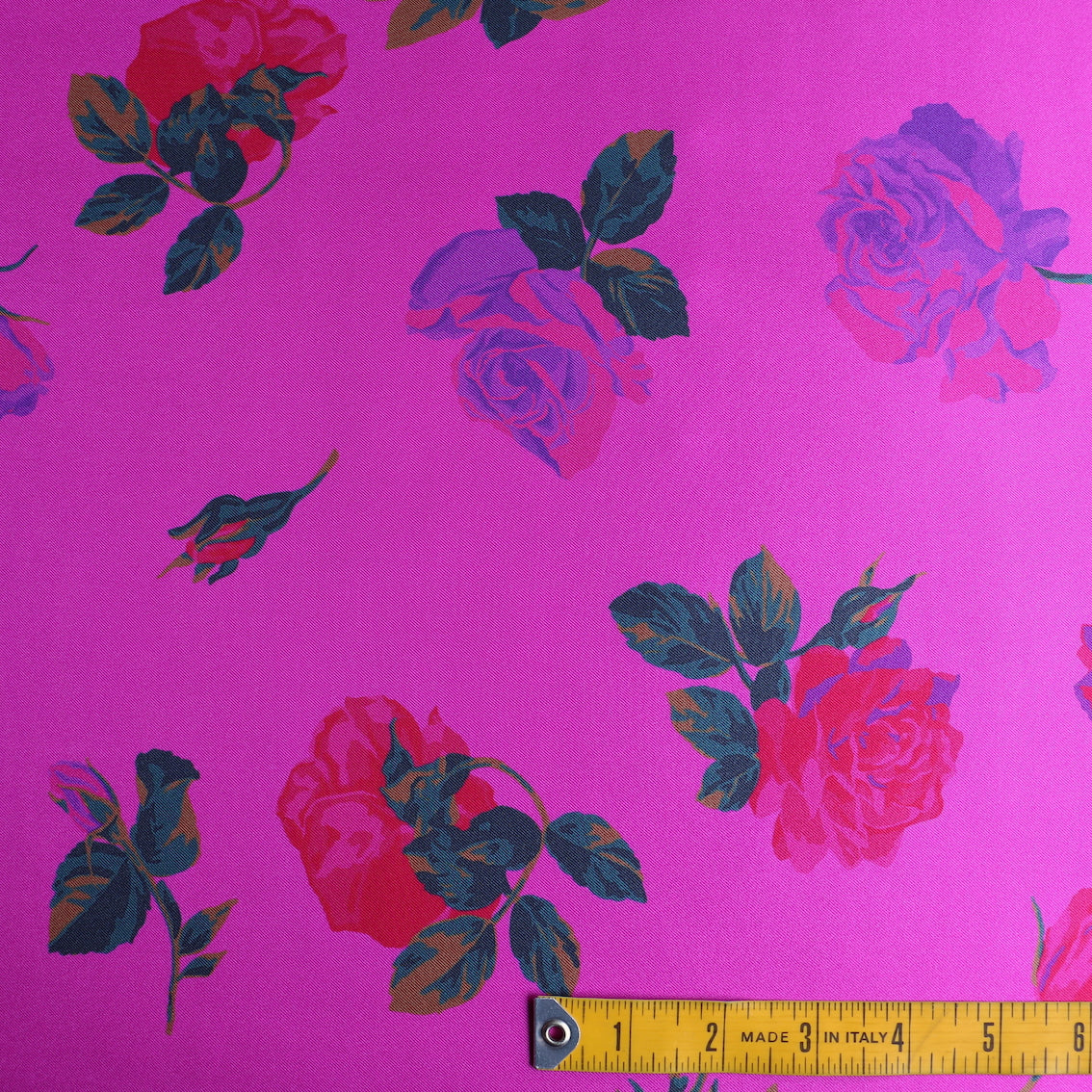 Roseto Fuchsia - Silk Twill - Image 3