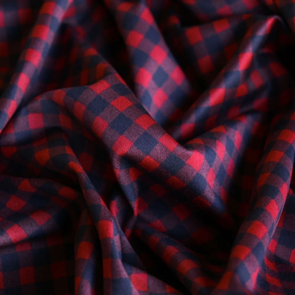 Rosso Marais Stretch Cotton - Image 2