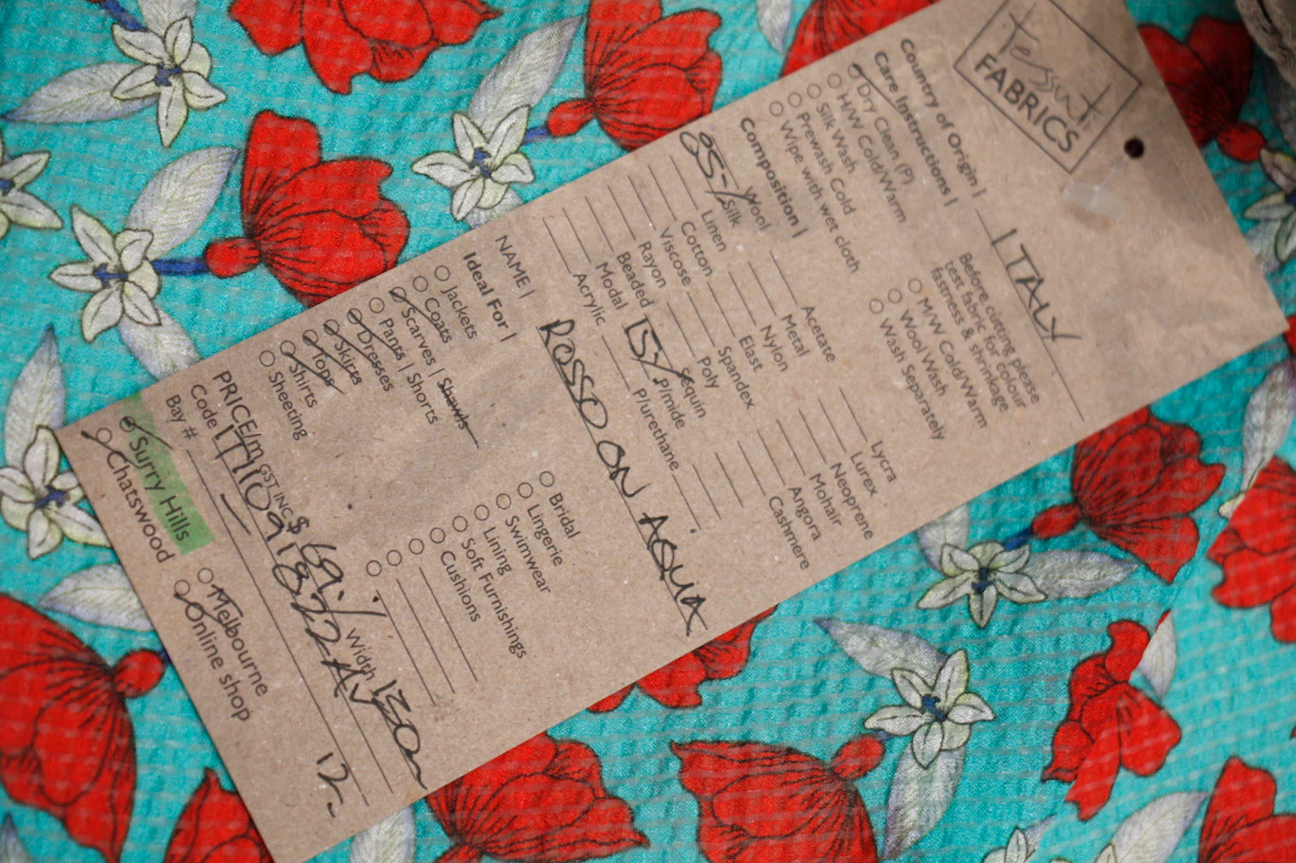 Rosso On Aqua - Image 3