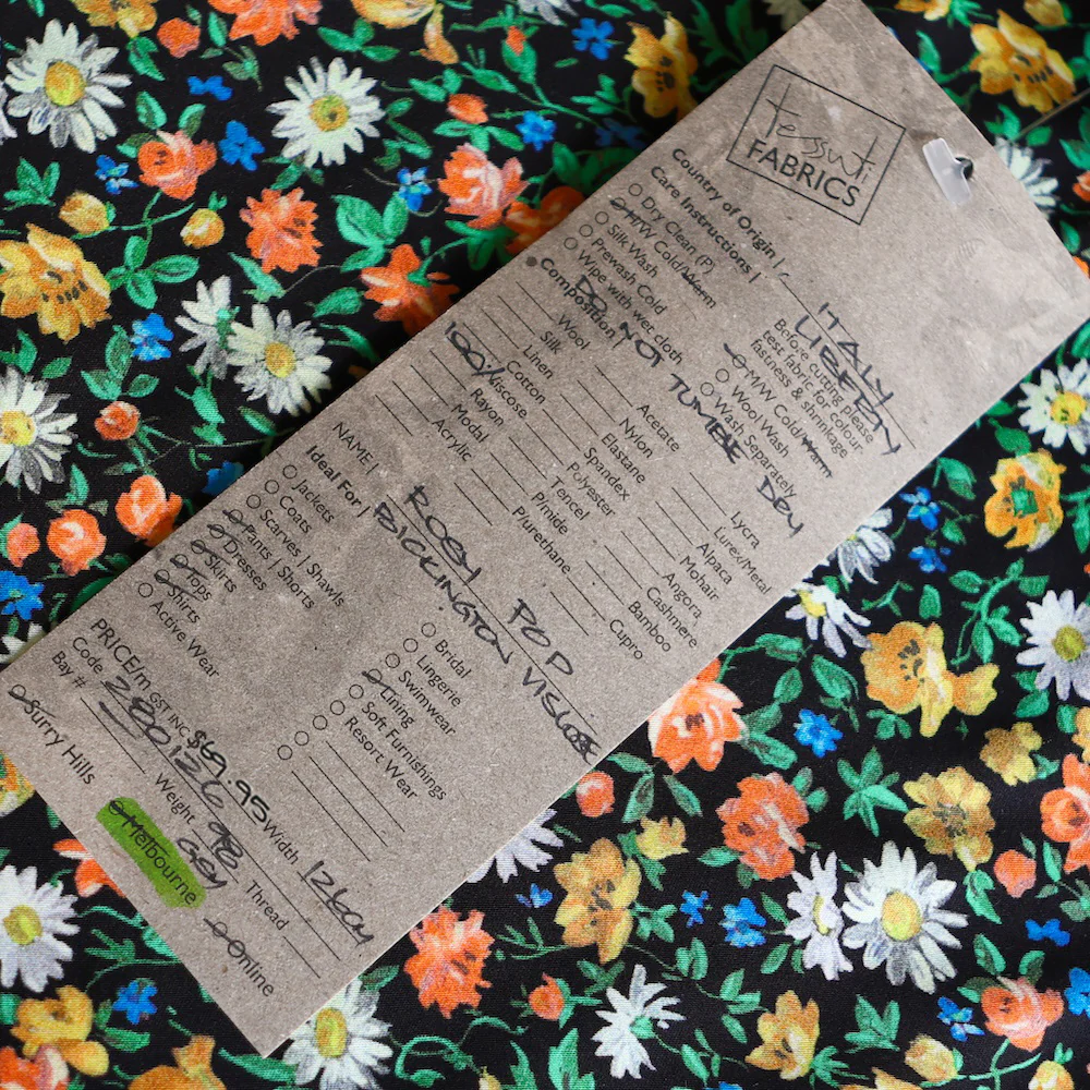 Rosy Pop - Bickington Viscose - Liberty Fabrics - Image 4