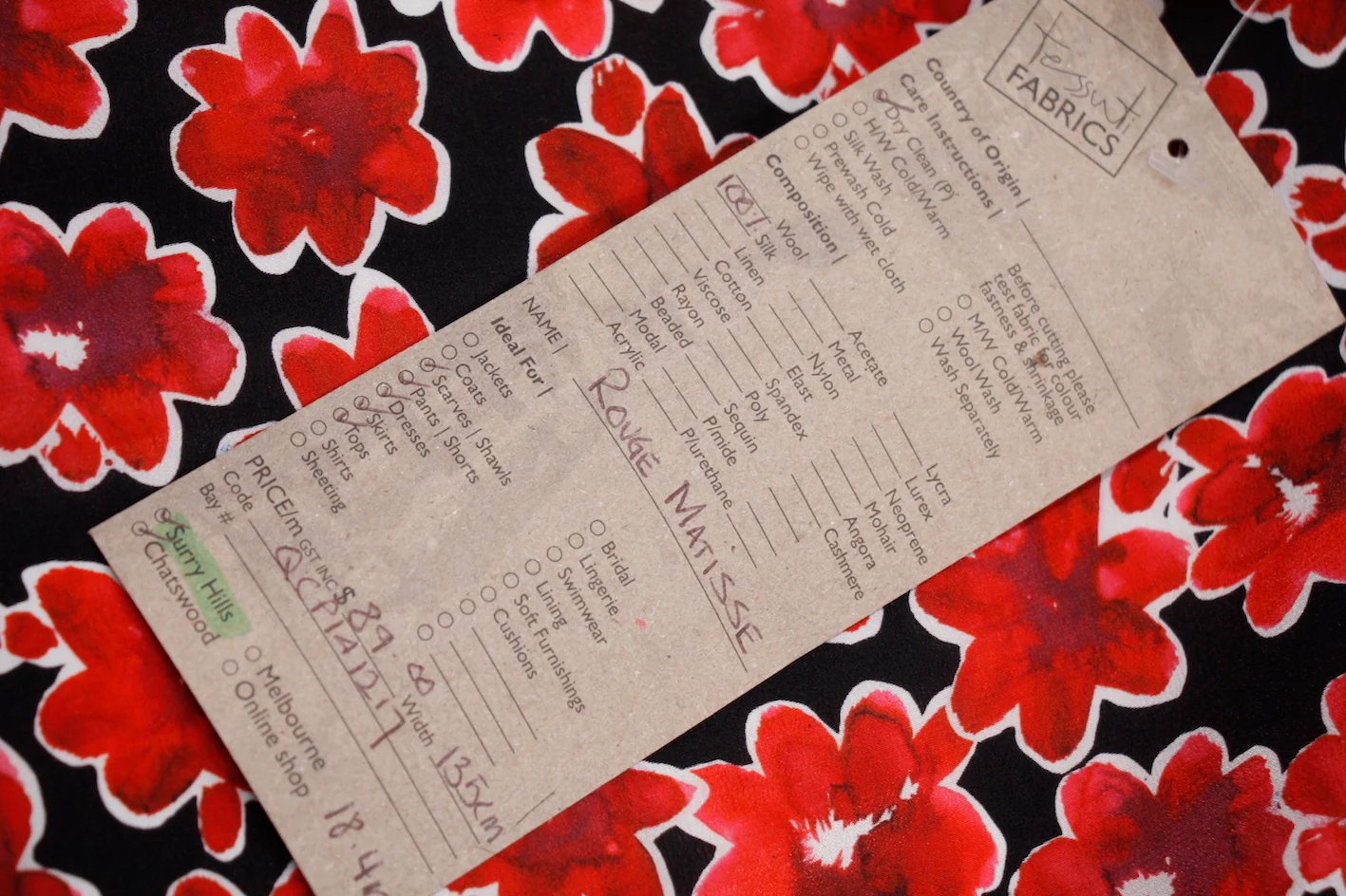 Rouge Matisse - Crepe De Chine - Image 3