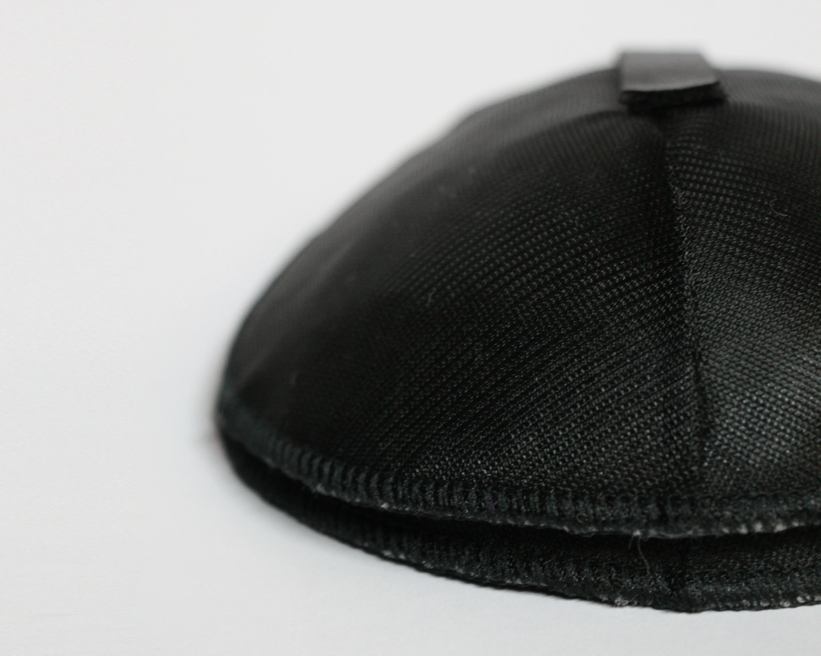 Rounded Black Shoulder Pad with Velcro Strip