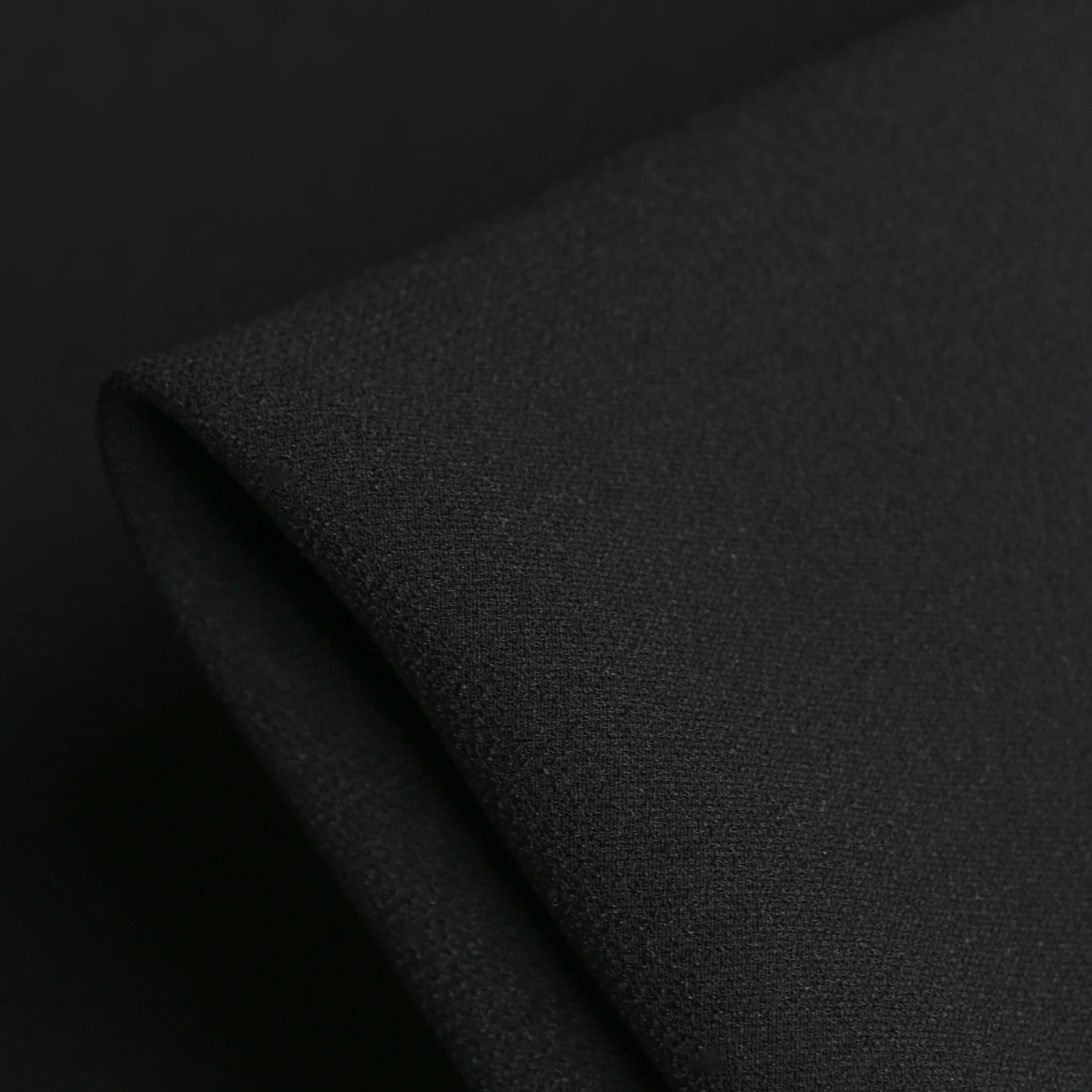 Roxanna Nero Stretch Cady Crepe