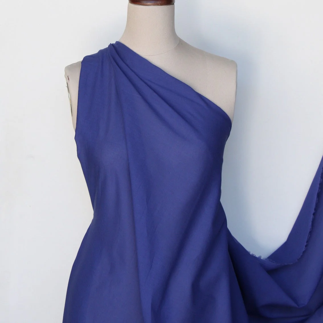 Royal Blue Cotton Voile - Image 4