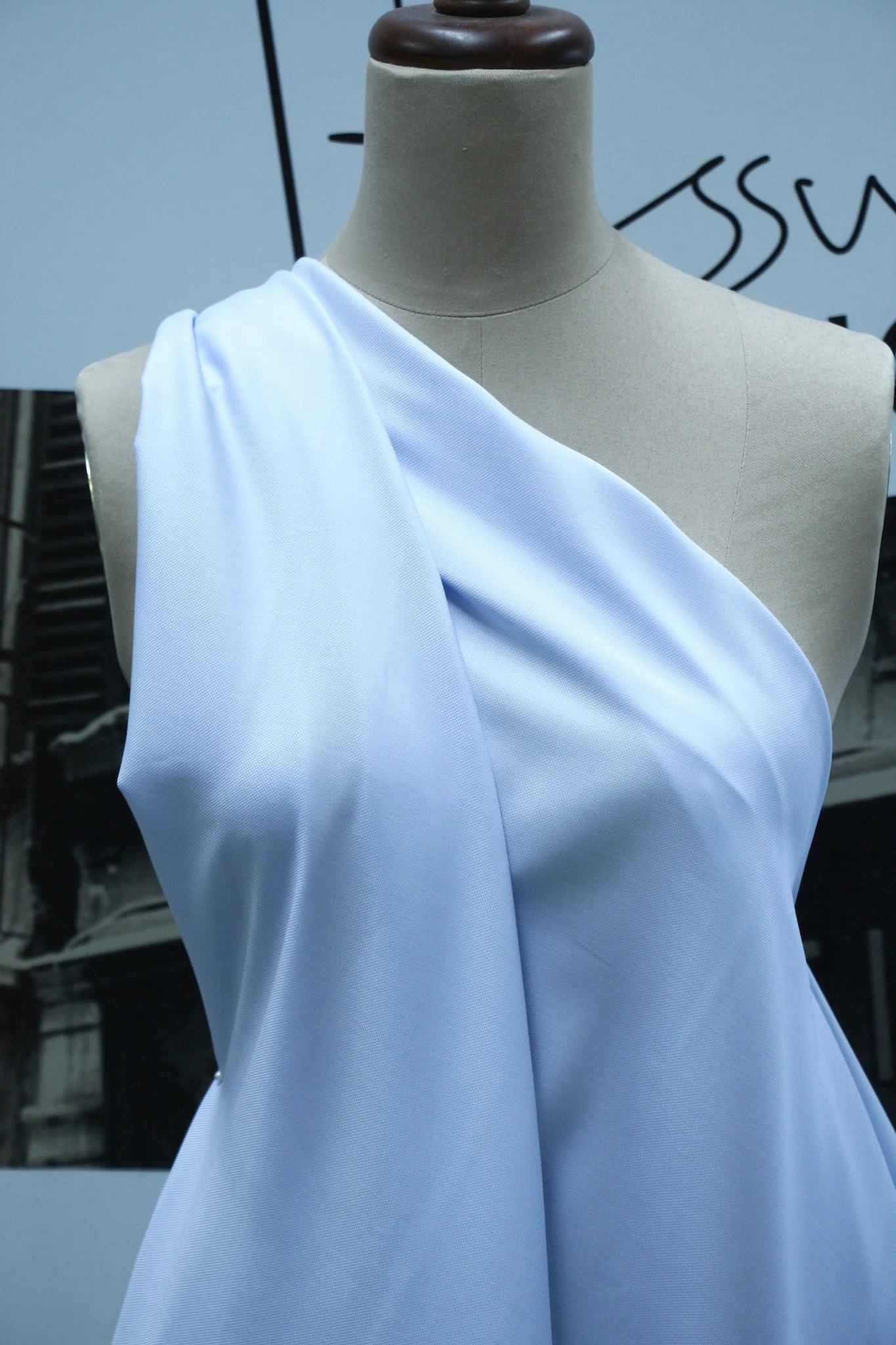 Royal Oxford Sky - Cotton Shirting - Image 4