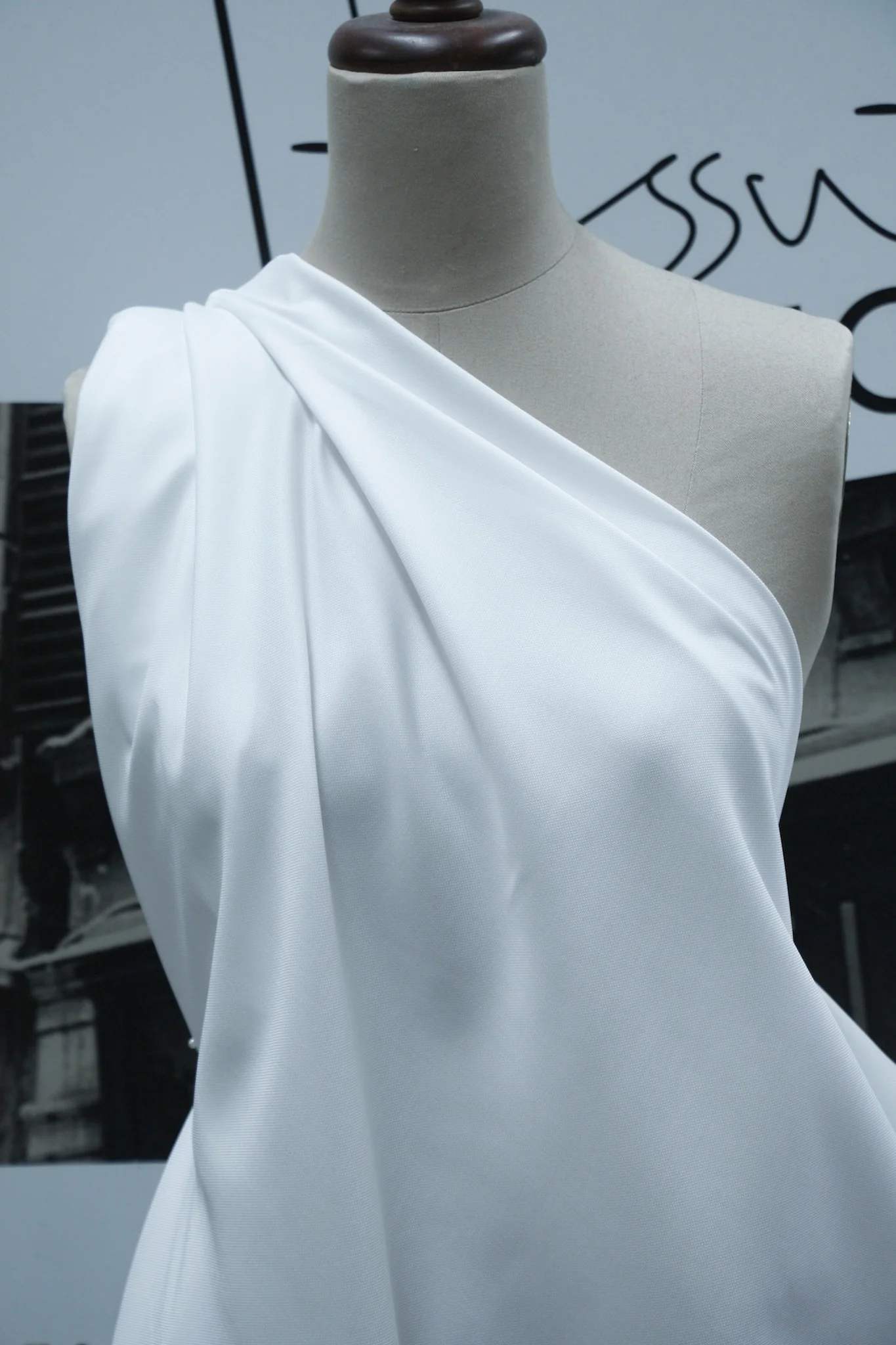 Royal Oxford White - Cotton Shirting - Image 3