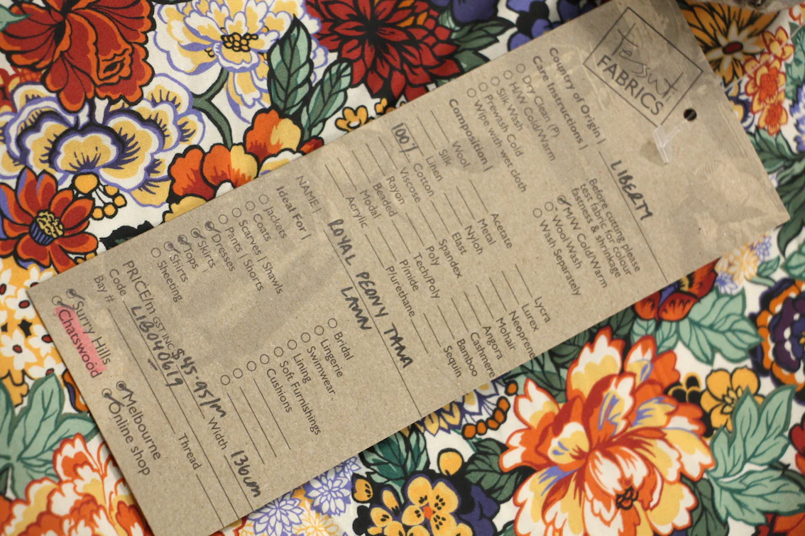 Royal Peony - Liberty Tana Lawn - Image 5