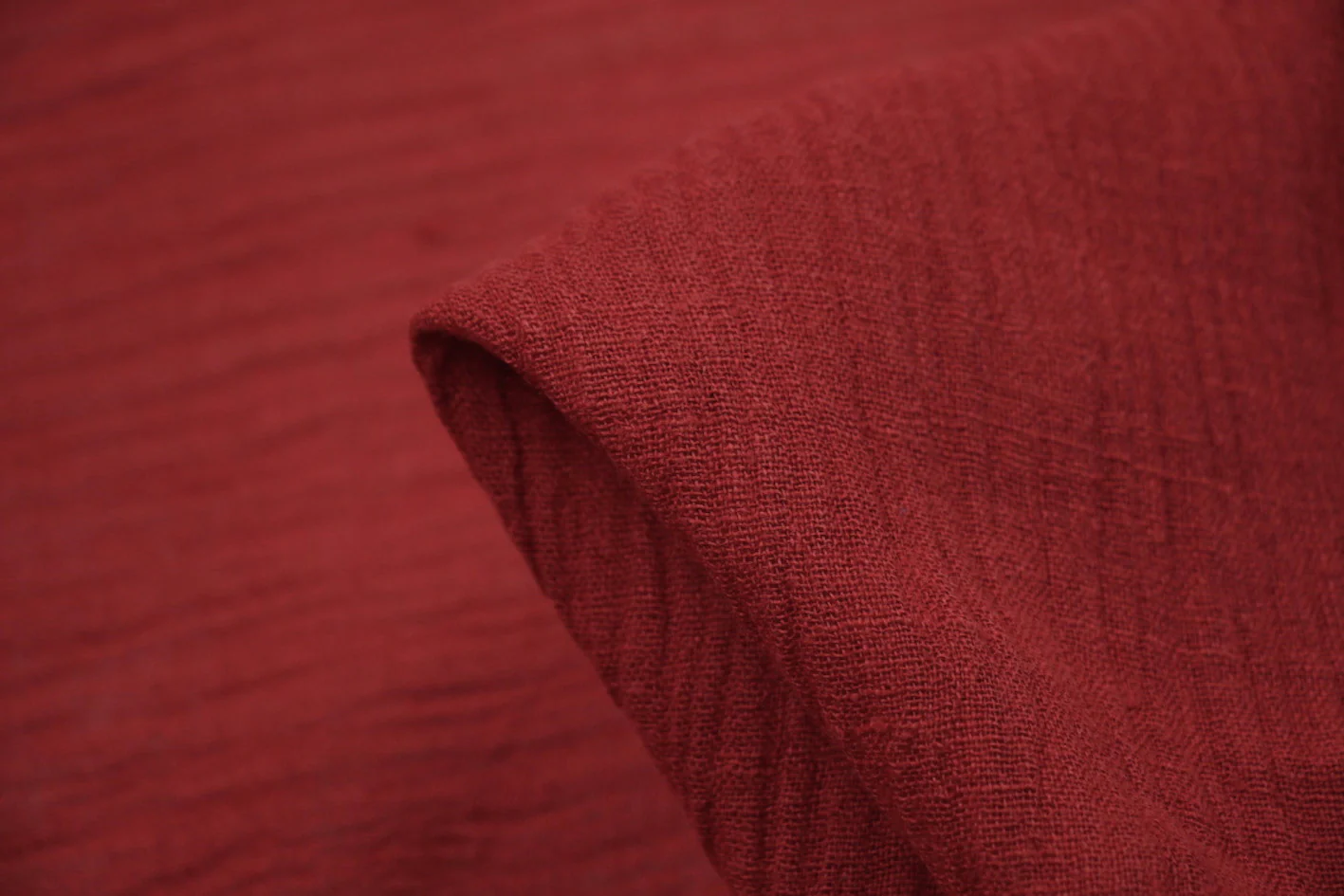 Russett Crinkle Linen