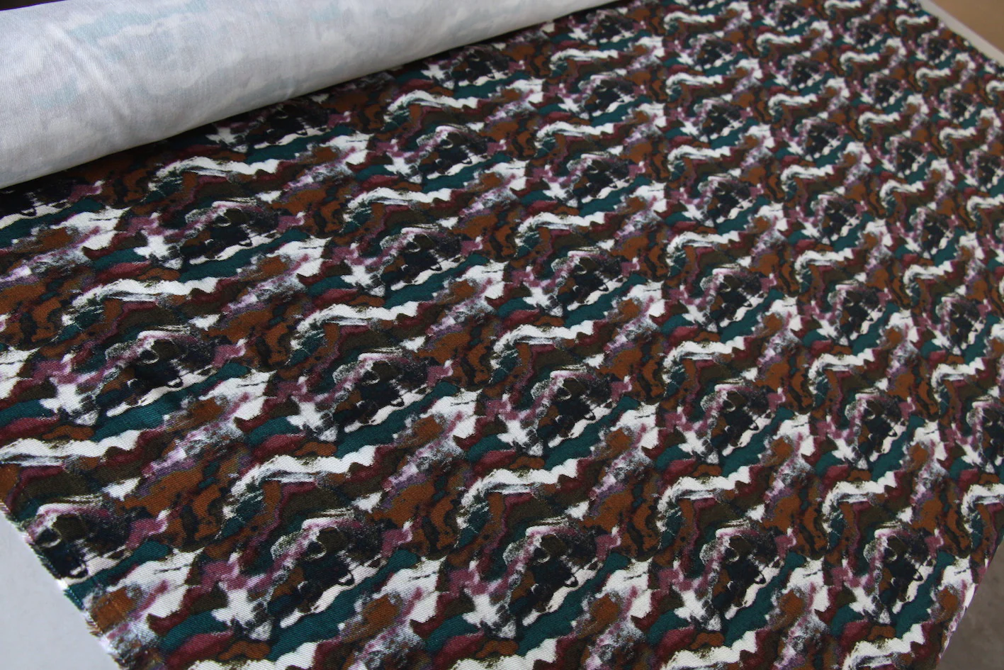 Rust Sandstorm Stretch Denim - Liberty Fabric - Image 3