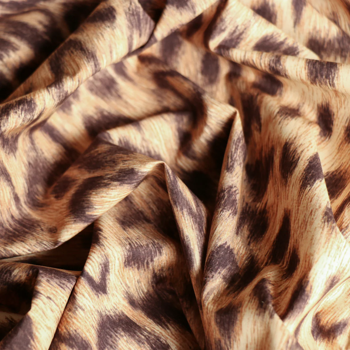 Sable Leopard Cotton Poplin - Image 2