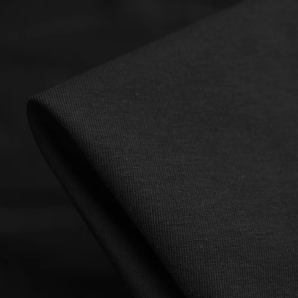 Sabrina Black Cotton/Elastane Jersey