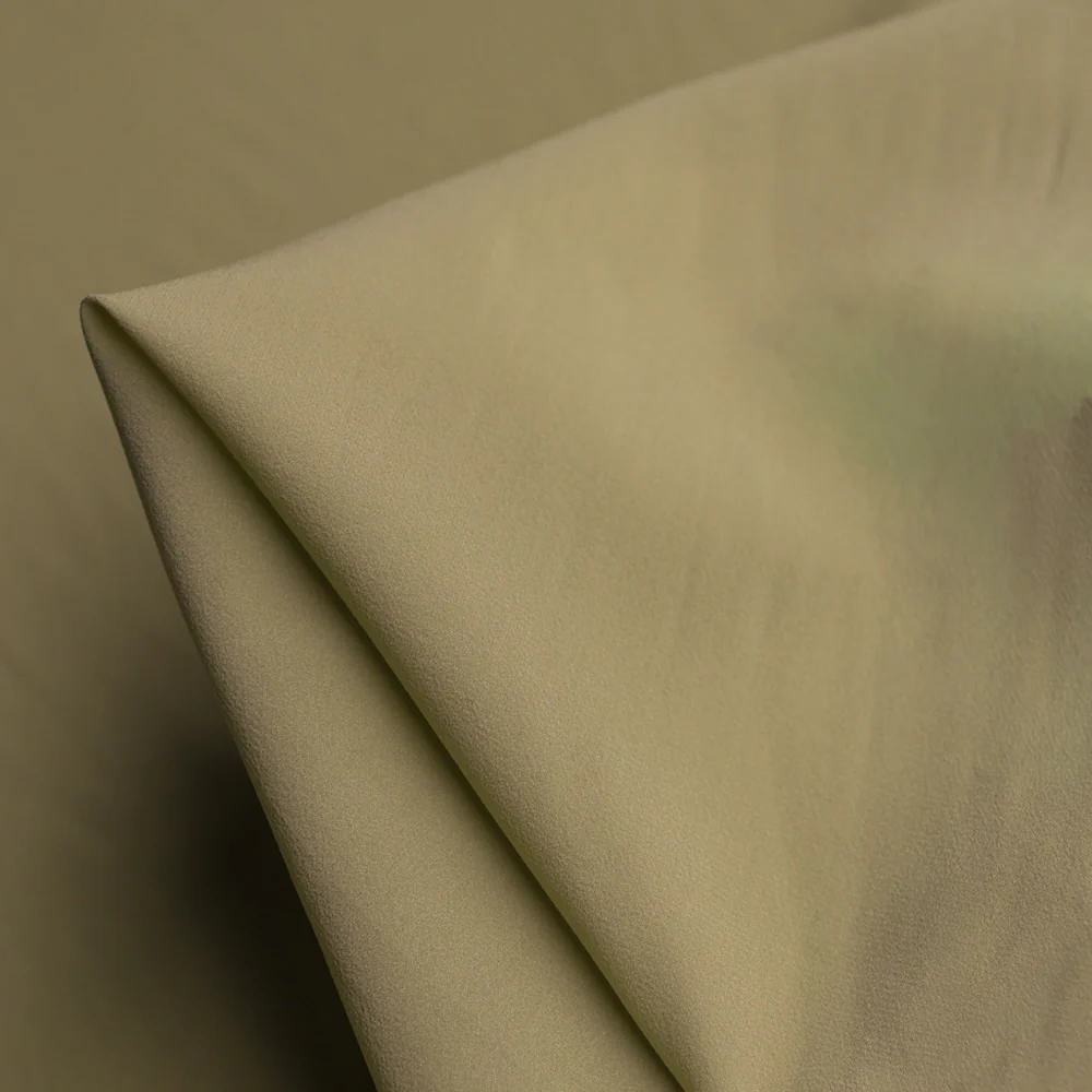Sage Stretch Silk Georgette