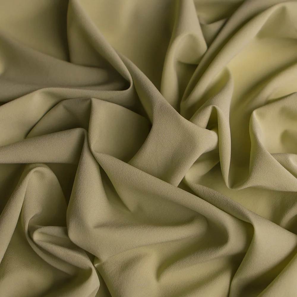 Sage Stretch Silk Georgette - Image 2