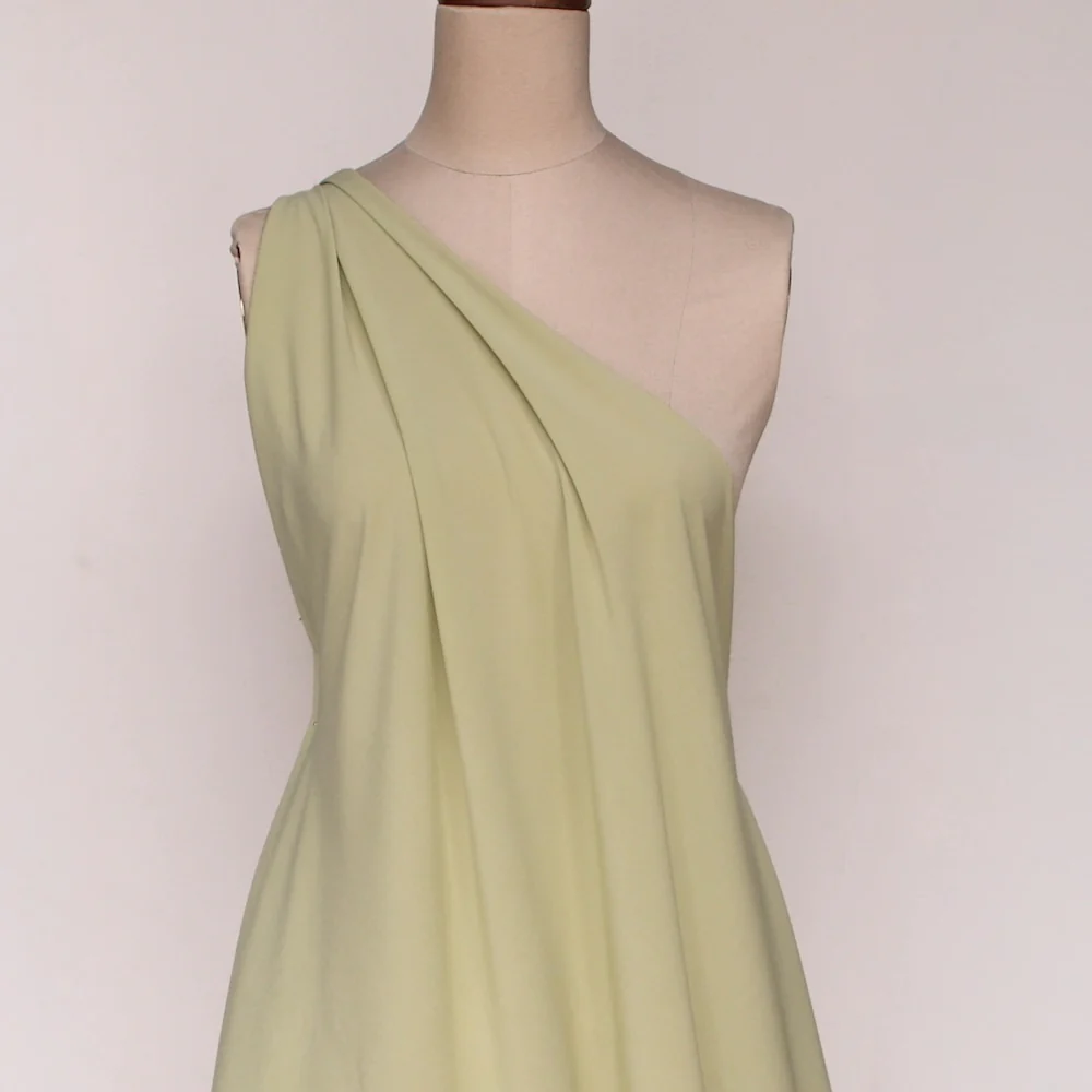 Sage Stretch Silk Georgette - Image 3