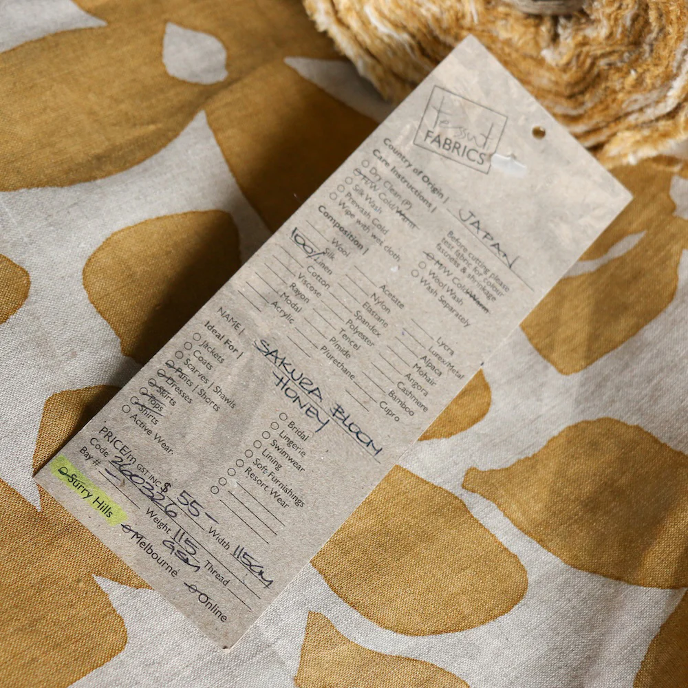 Sakura Bloom Honey Linen - Image 4