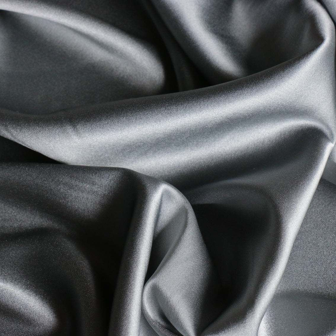 Salvia Scuro Stretch Silk Satin - Image 2