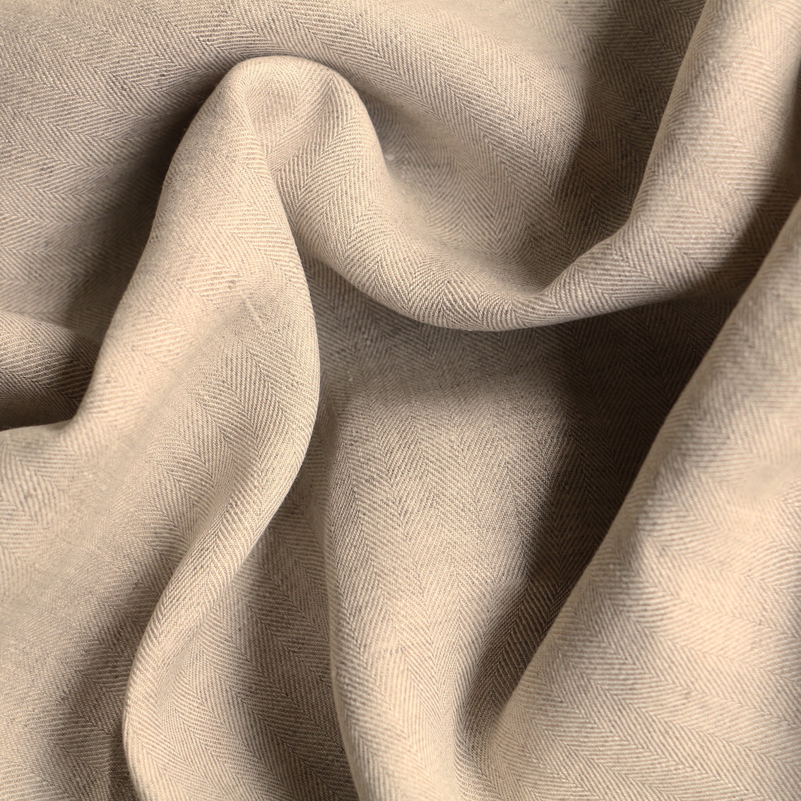 Sandy Stripe Linen Herringbone - Image 2
