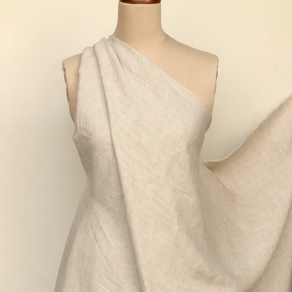 Sandy Stripe Linen Herringbone - Image 4