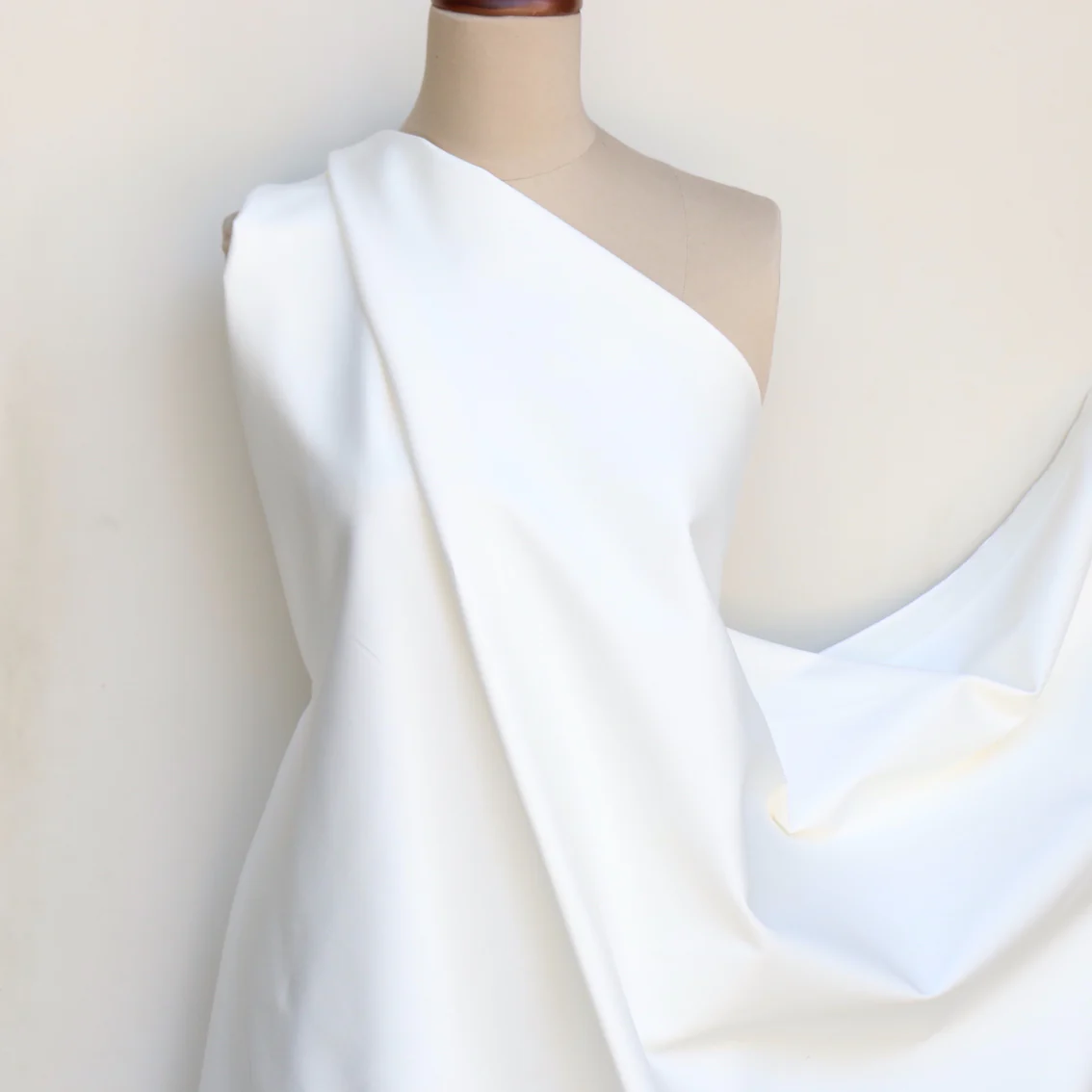 Sarzana Ivory Stretch Cotton - Image 4