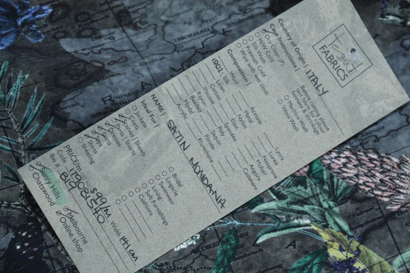 Satin Mondana Slate - Image 4