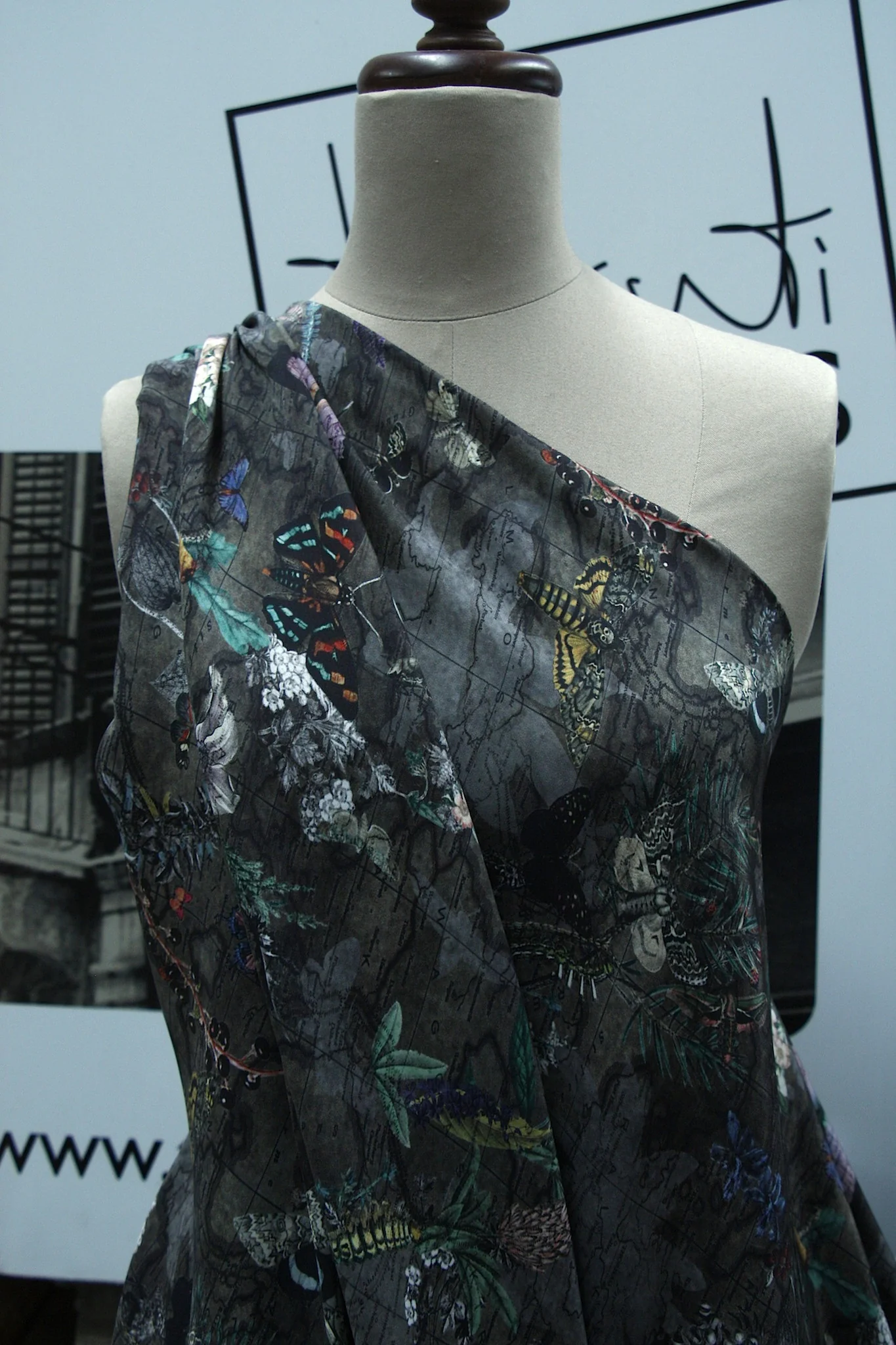Satin Mondana Slate - Image 6