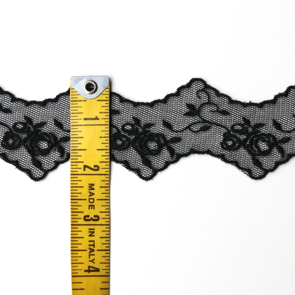 Scalloped Black Lace Trim - Image 4