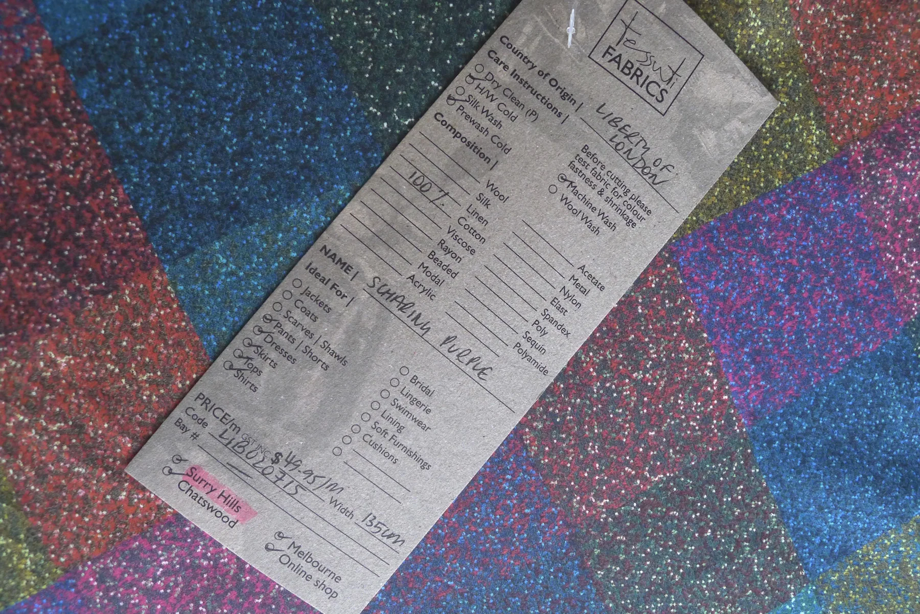 Scharing Tana Lawn Purple - Image 5
