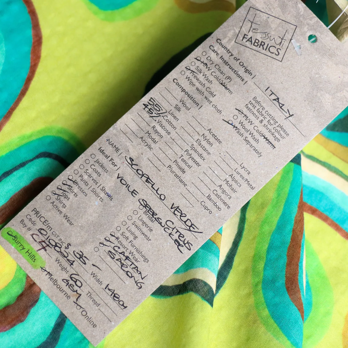 Scopello Verde/Citrus Voile - Image 4