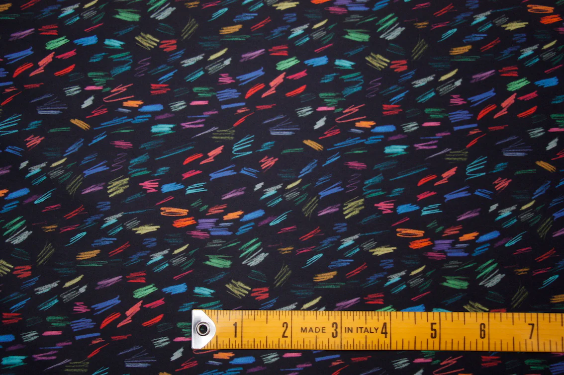 Scribble Navy - Tana Lawn - Image 2
