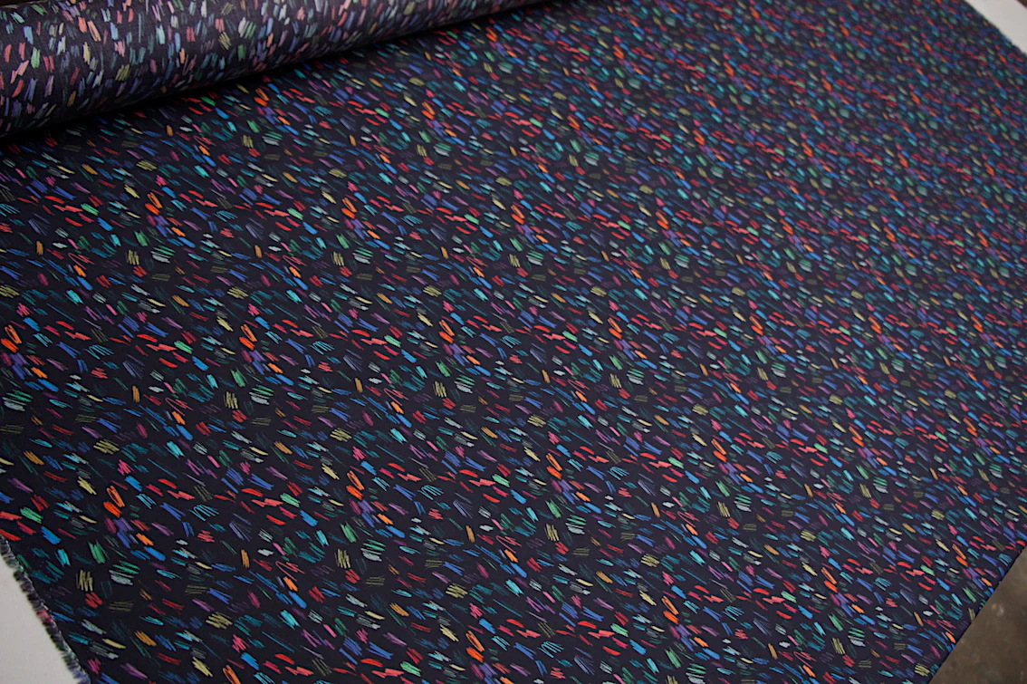Scribble Navy - Tana Lawn - Image 4