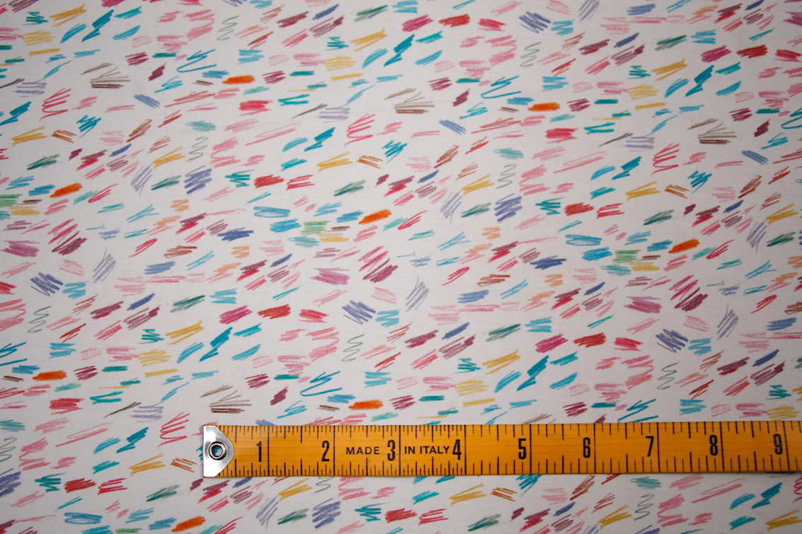 Scribble White - Tana Lawn - Image 2