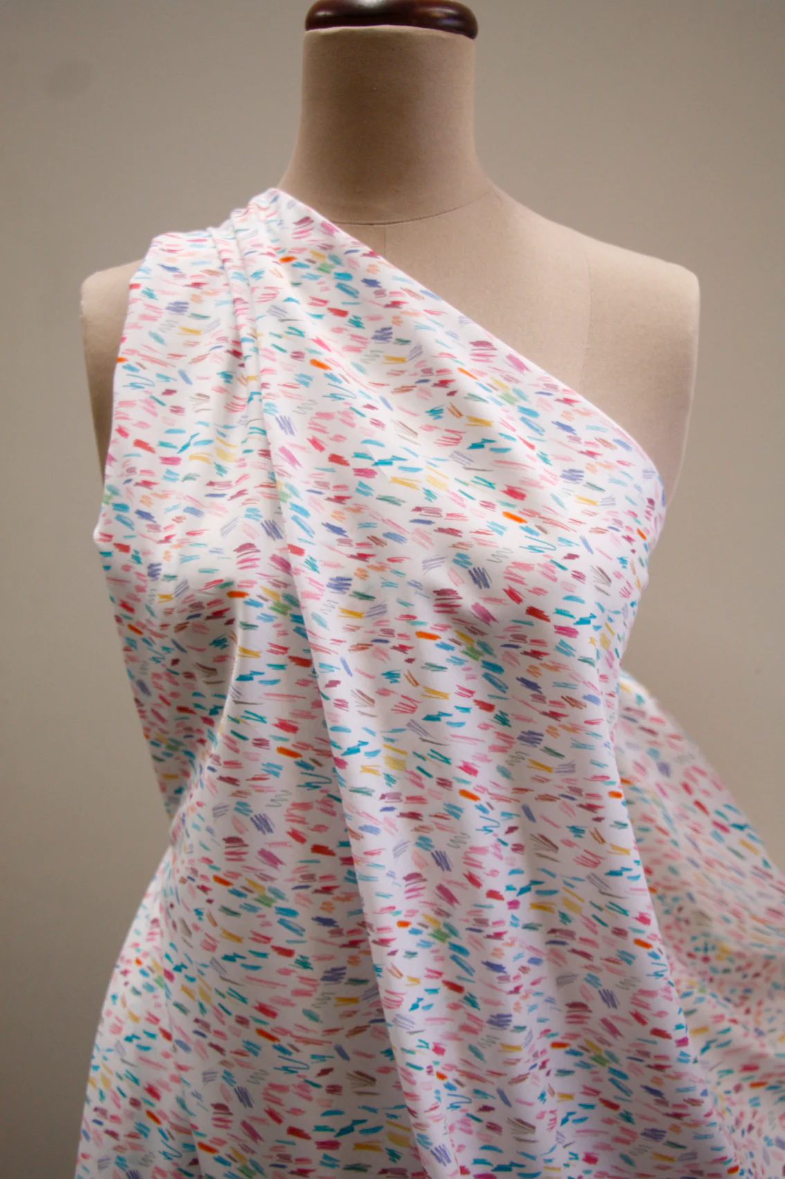 Scribble White - Tana Lawn - Image 5