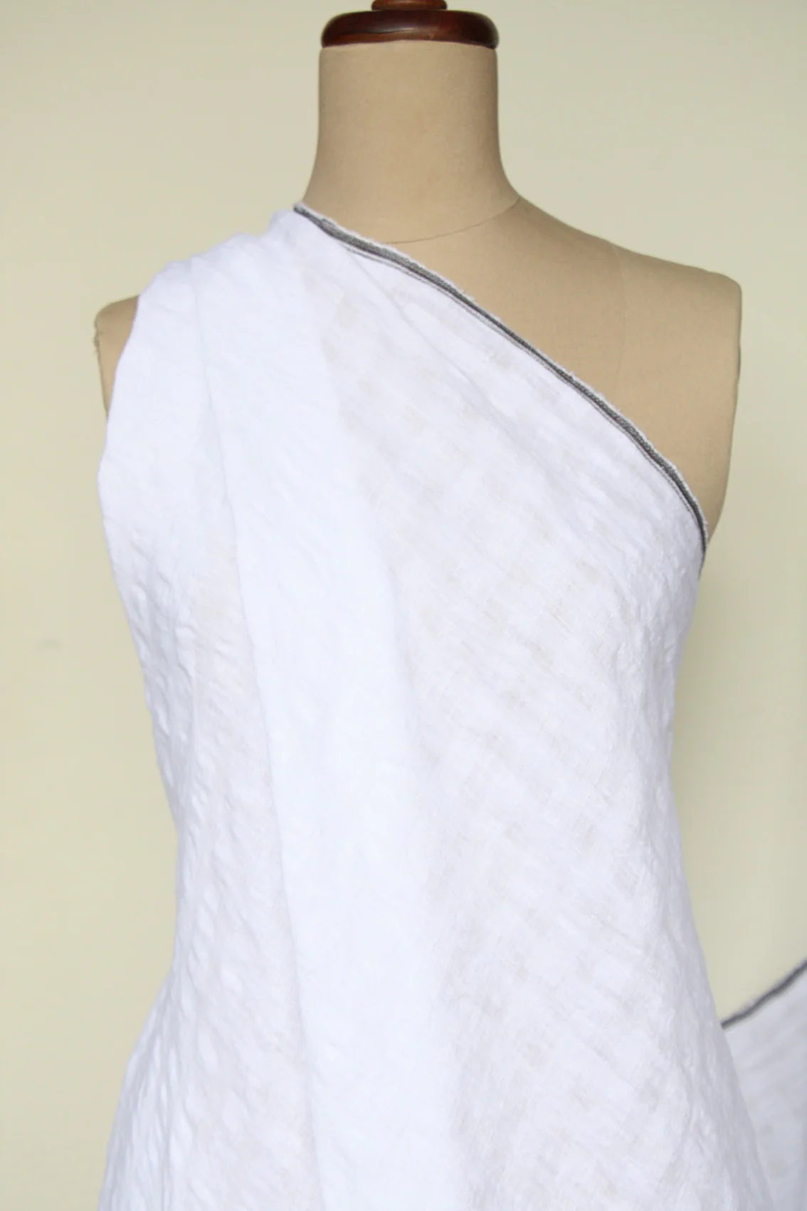 Self Check White Washed Linen - Image 3