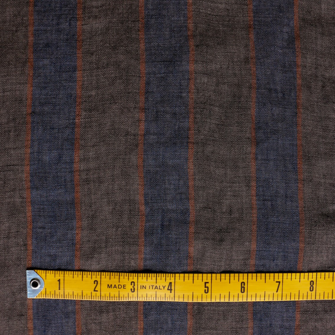 Selkie Stripe Slate/Steel Linen Gauze - Image 3
