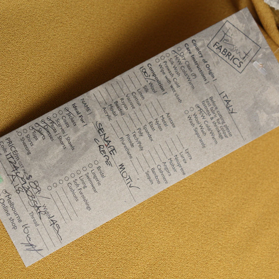 Senape Motiv Crepe - Image 3