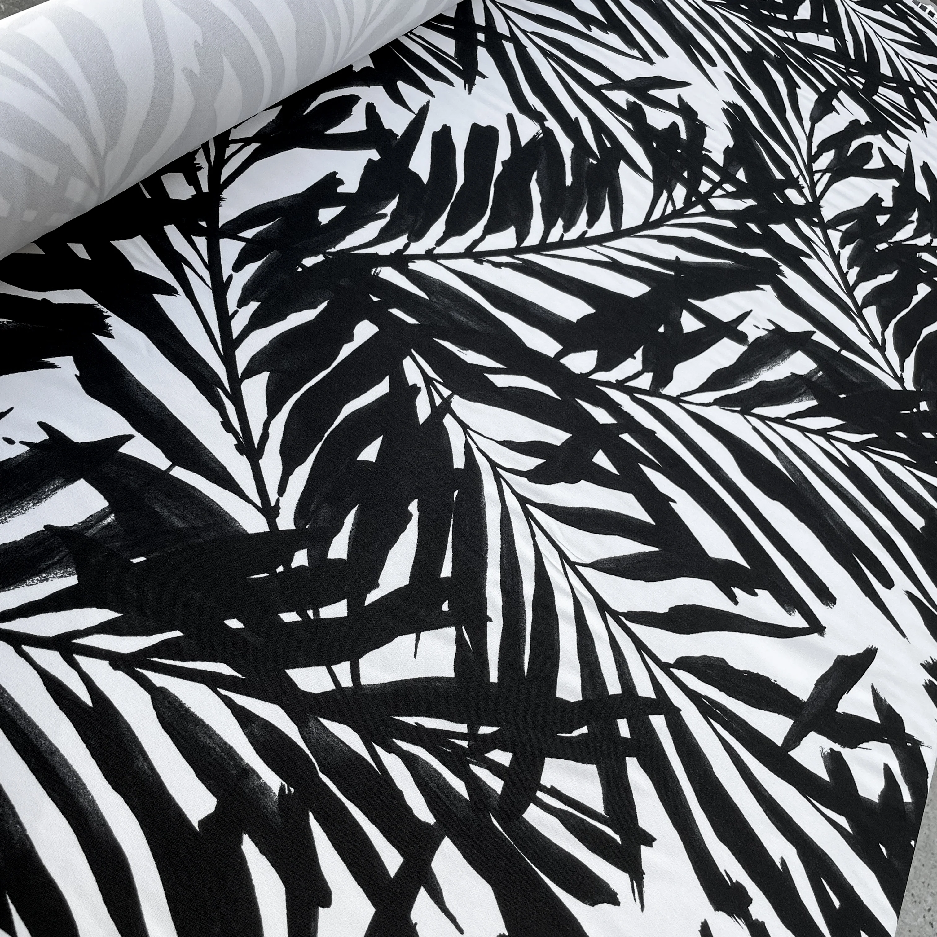 Shadow Foliage Viscose Crepe - Image 4