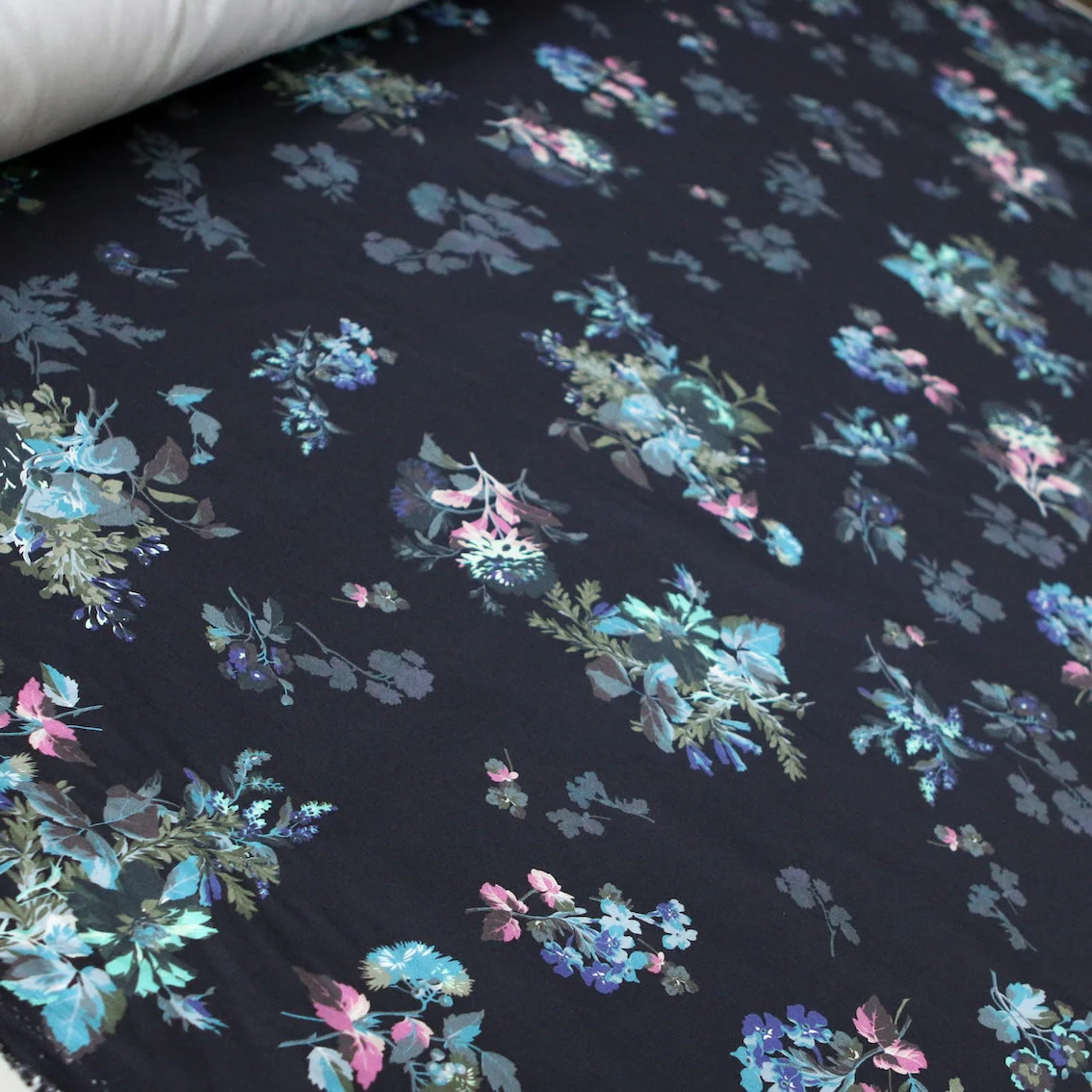 Shadows + Blooms Stretch Cotton - Image 4