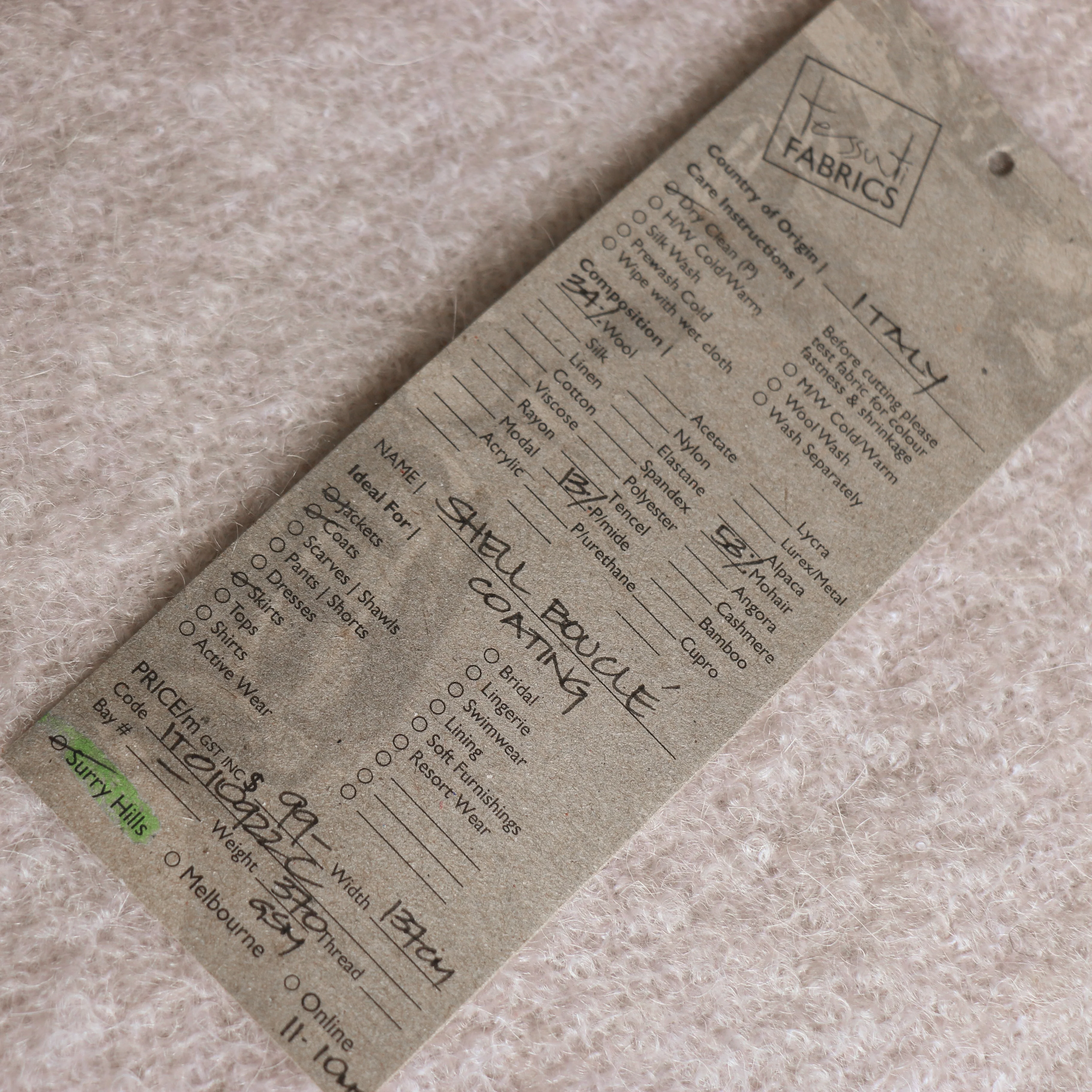 Shell Boucle Coating - Image 3