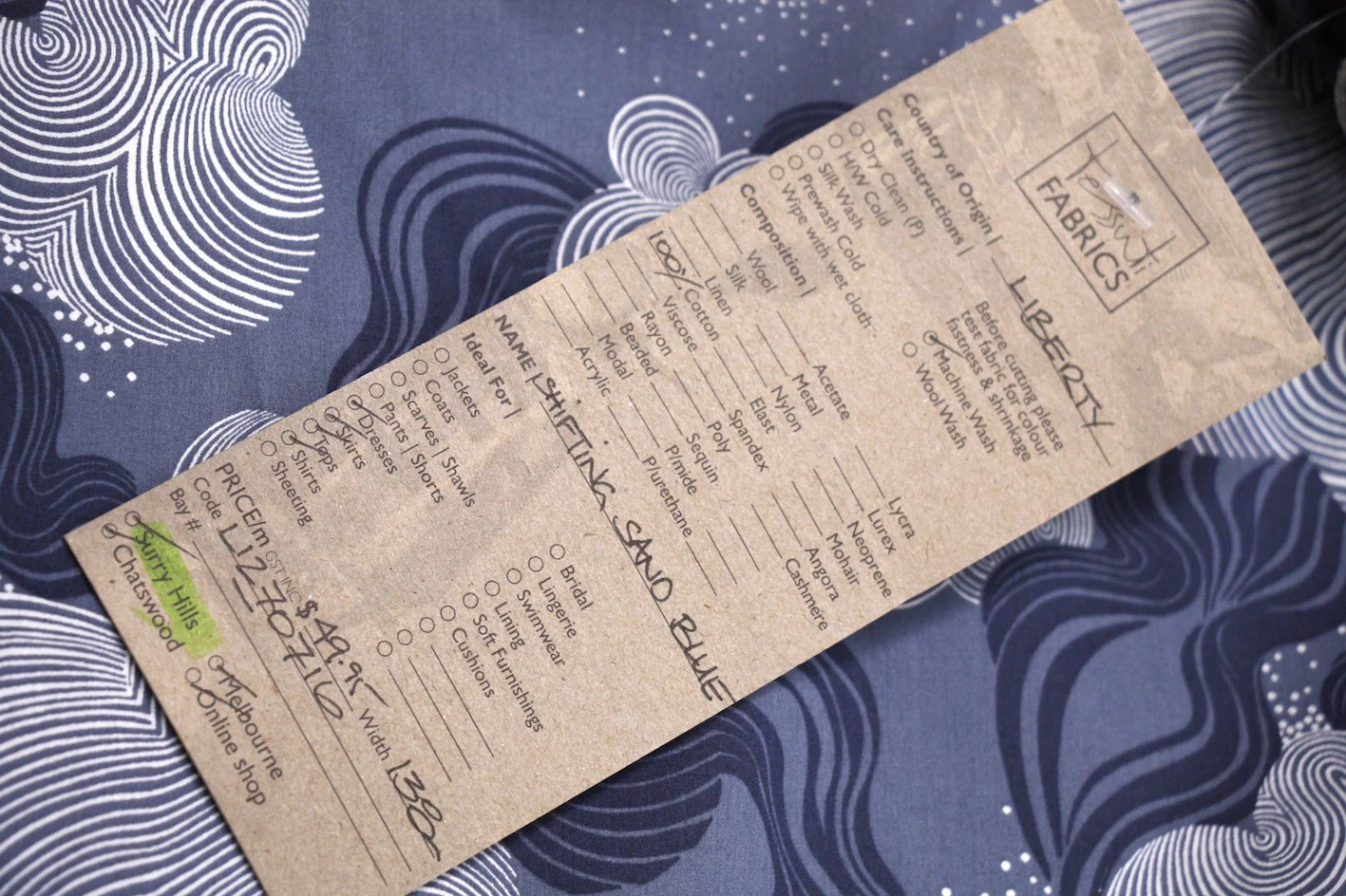 Shifting Sand Blue - Liberty Of London - Image 3