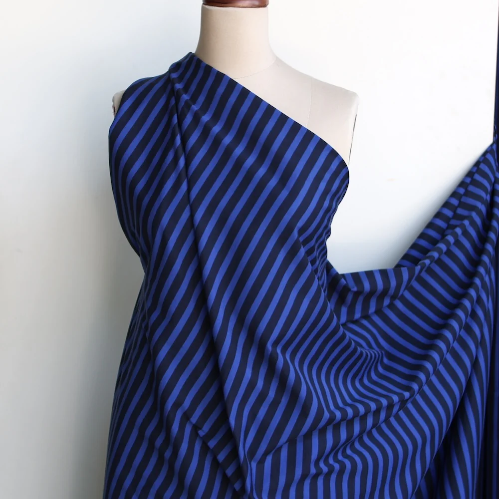 Shikku Stripe Navy/Bluette - Image 5