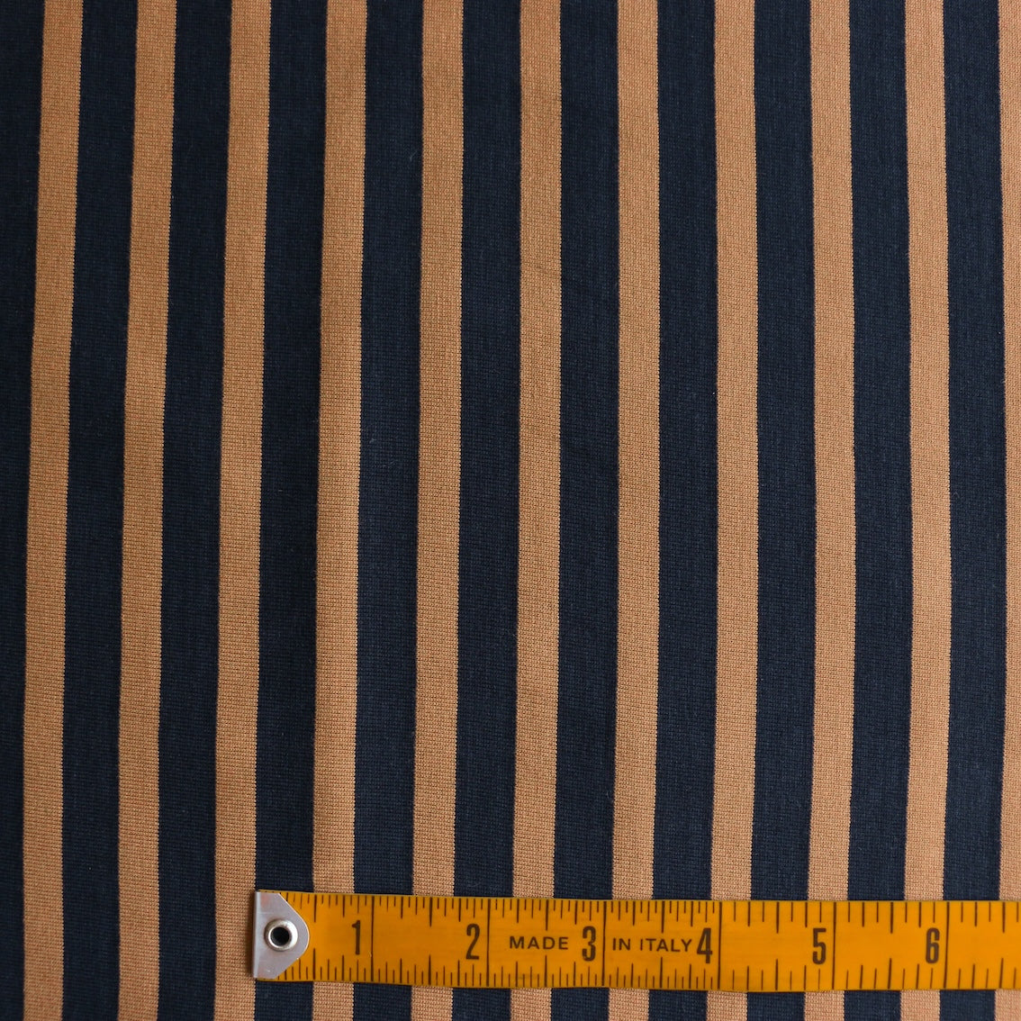 Shikku Stripe Navy/Brûlée - Image 4