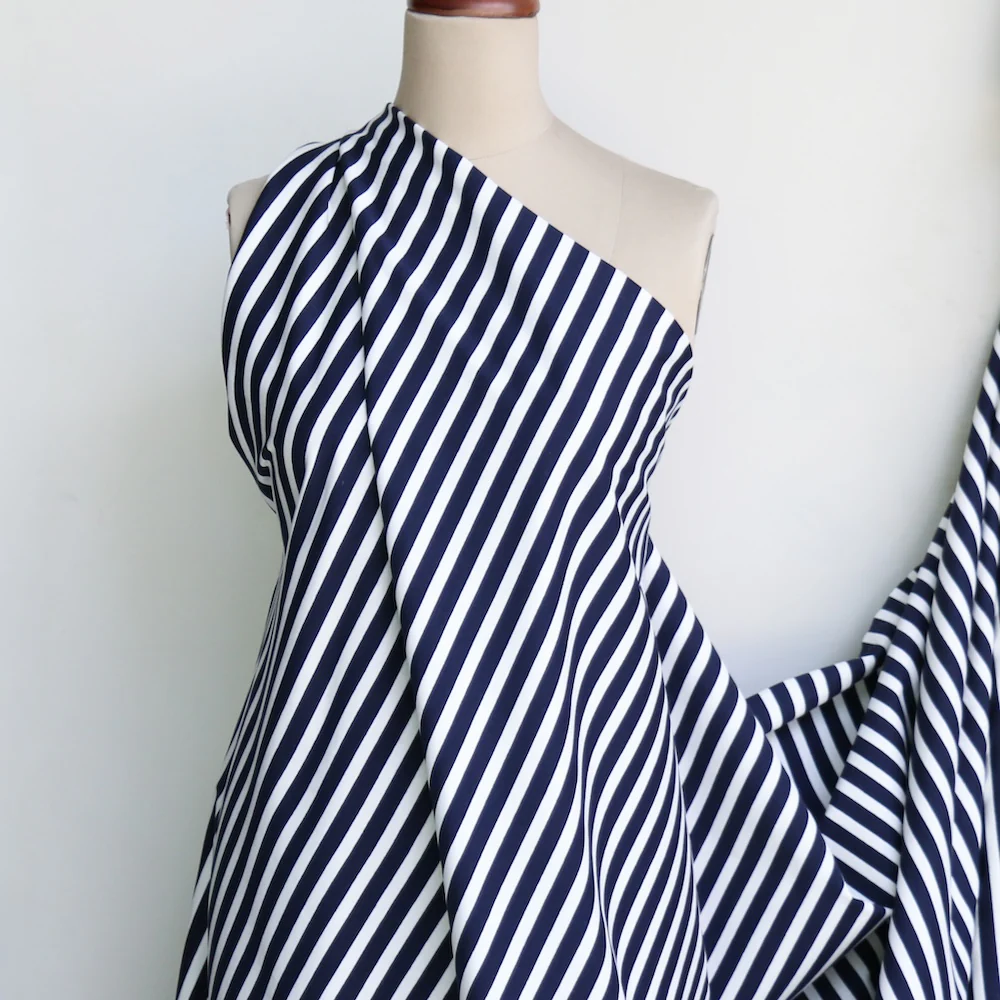 Shikku Stripe Navy/White - Image 5