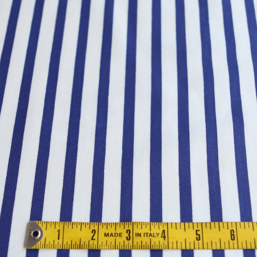 Shikku Stripe Off White/Bluette - Image 6