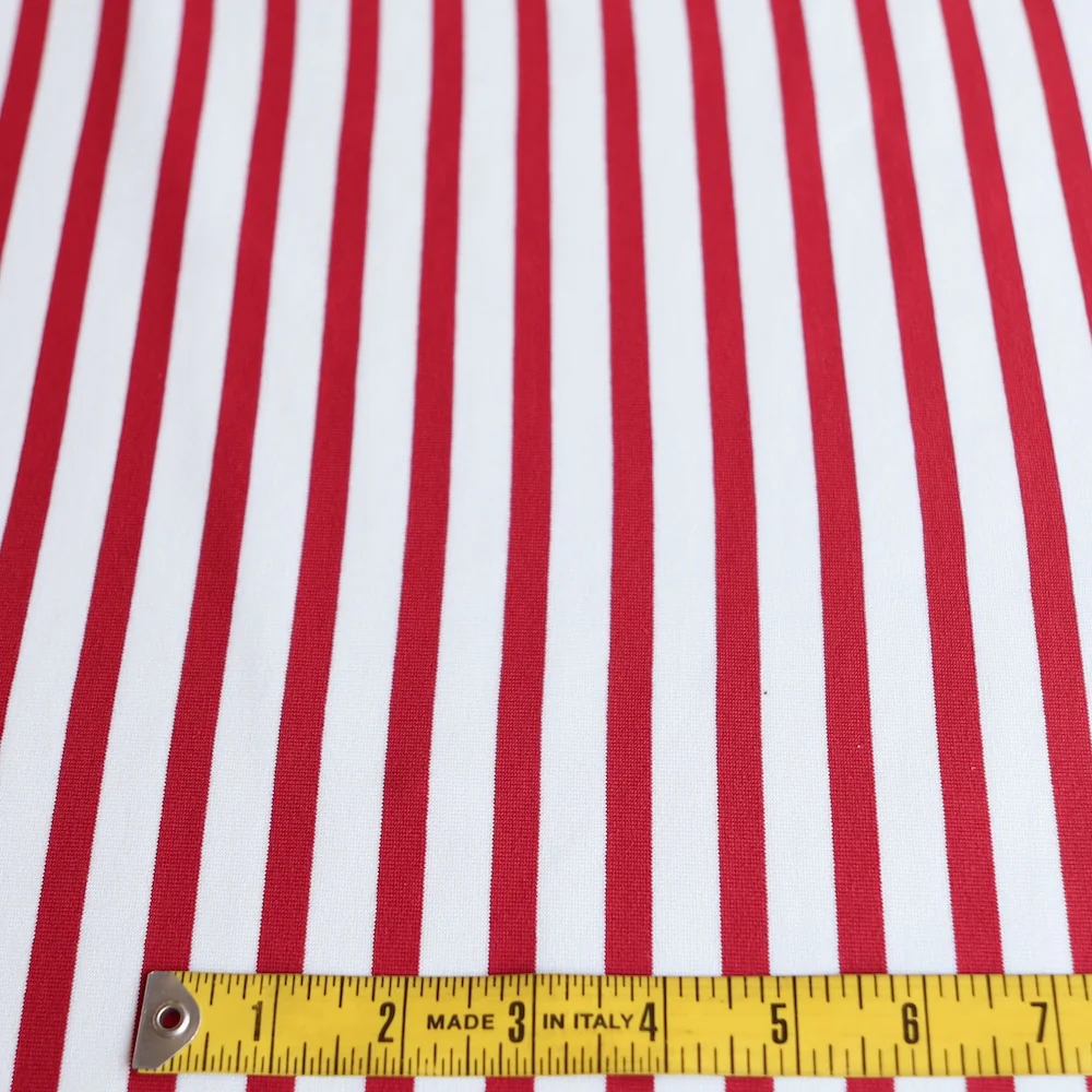 Shikku Stripe Off White/Red - Image 3