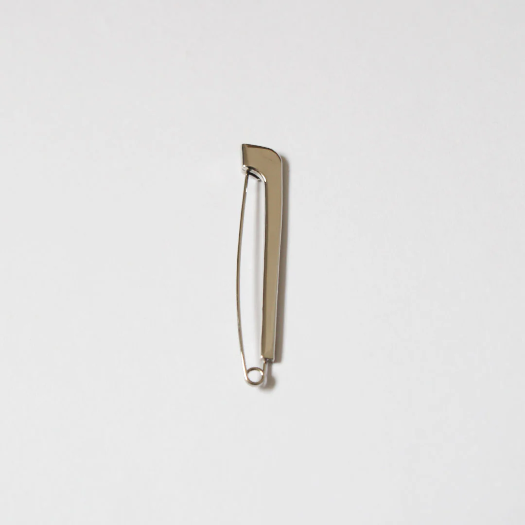 Fancy Pin Shiny Silver - 7.5cm (3") - Image 2