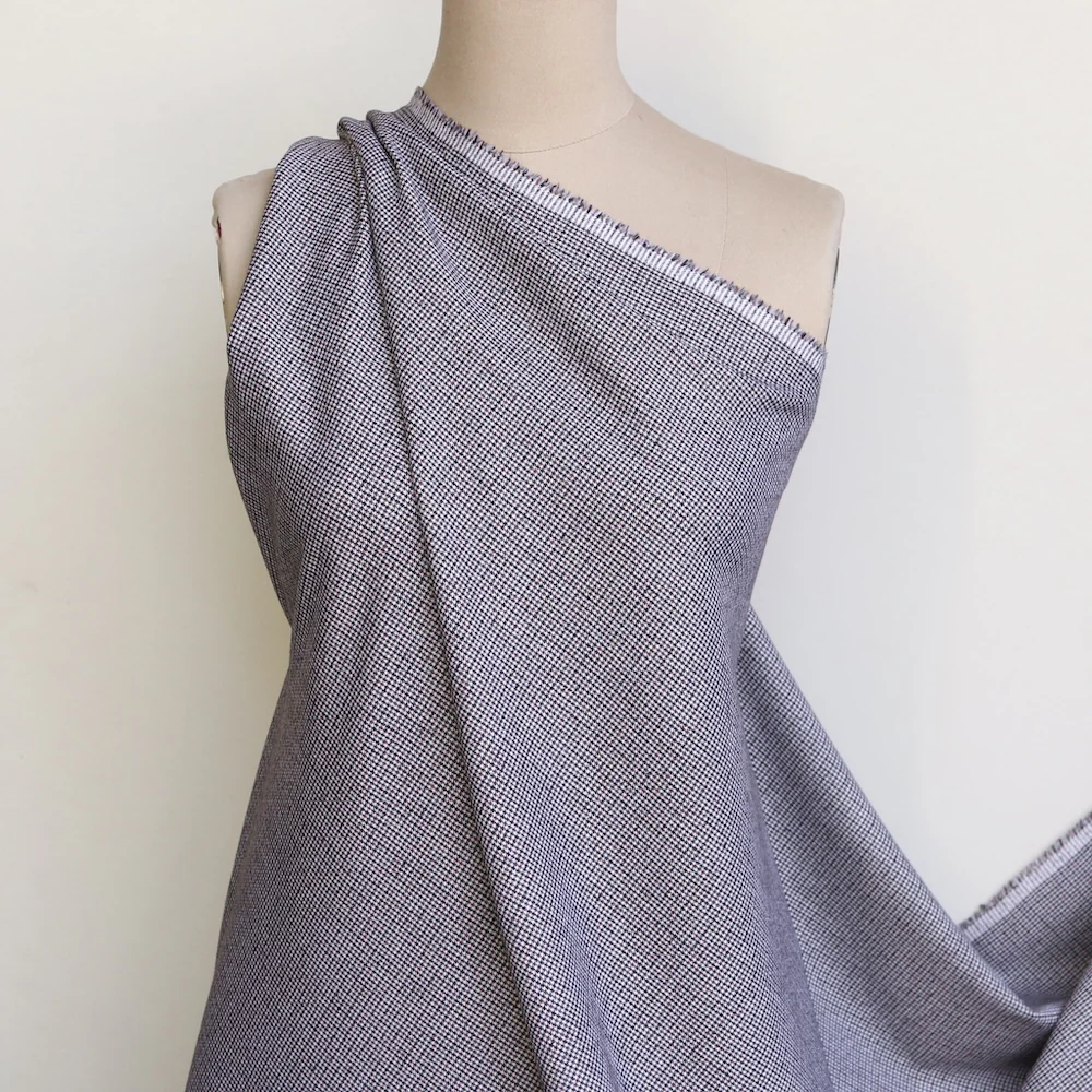 Siena Check Stretch Wool - Image 5