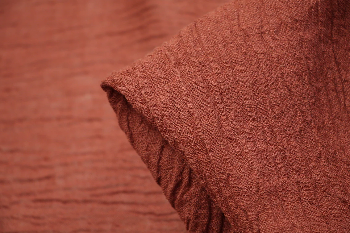 Sienna Crinkle Linen