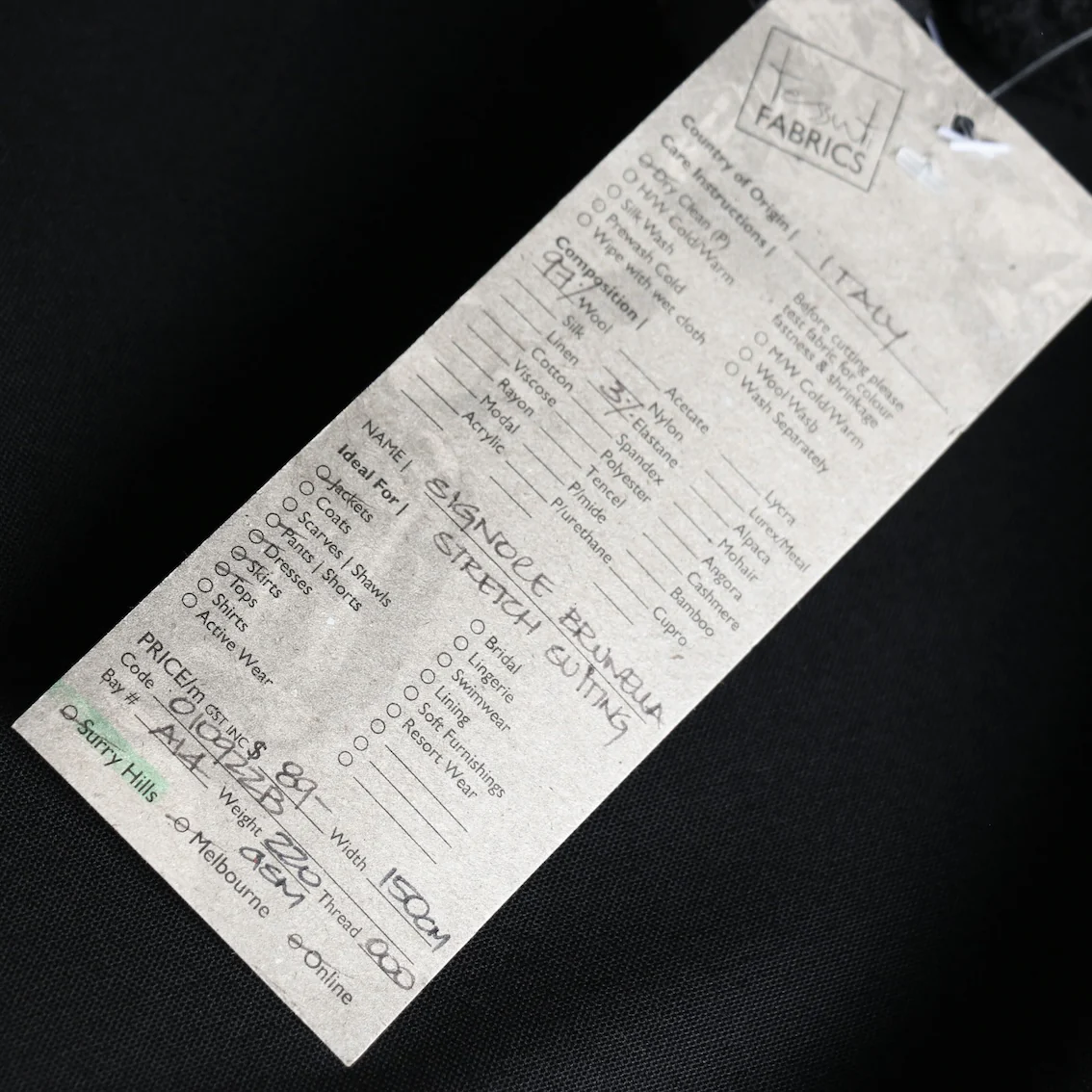 Signore Brunella Stretch Wool Suiting - Image 3